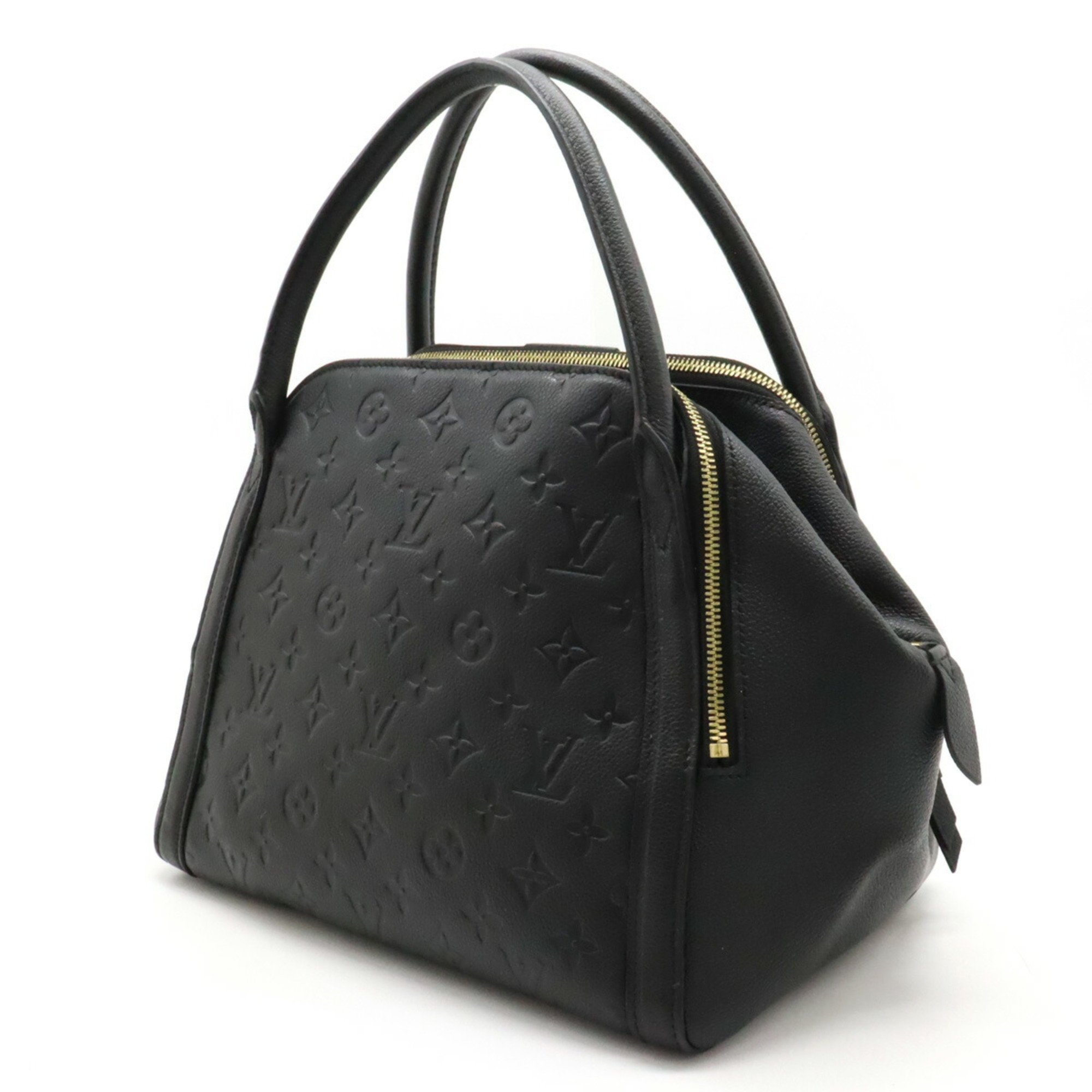 LOUIS VUITTON Louis Vuitton Monogram Empreinte Marais MM Handbag Tote Bag Noir Black M41040