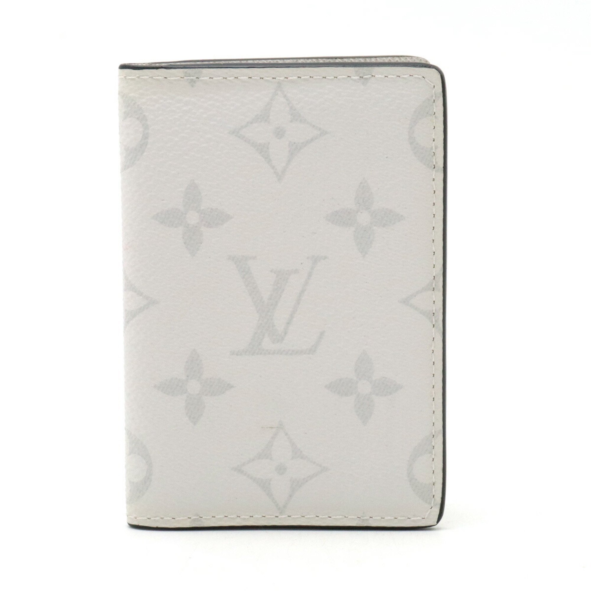 LOUIS VUITTON Louis Vuitton Taigarama Organizer De Poche Card Case Business Holder Pass Antarctica M30315