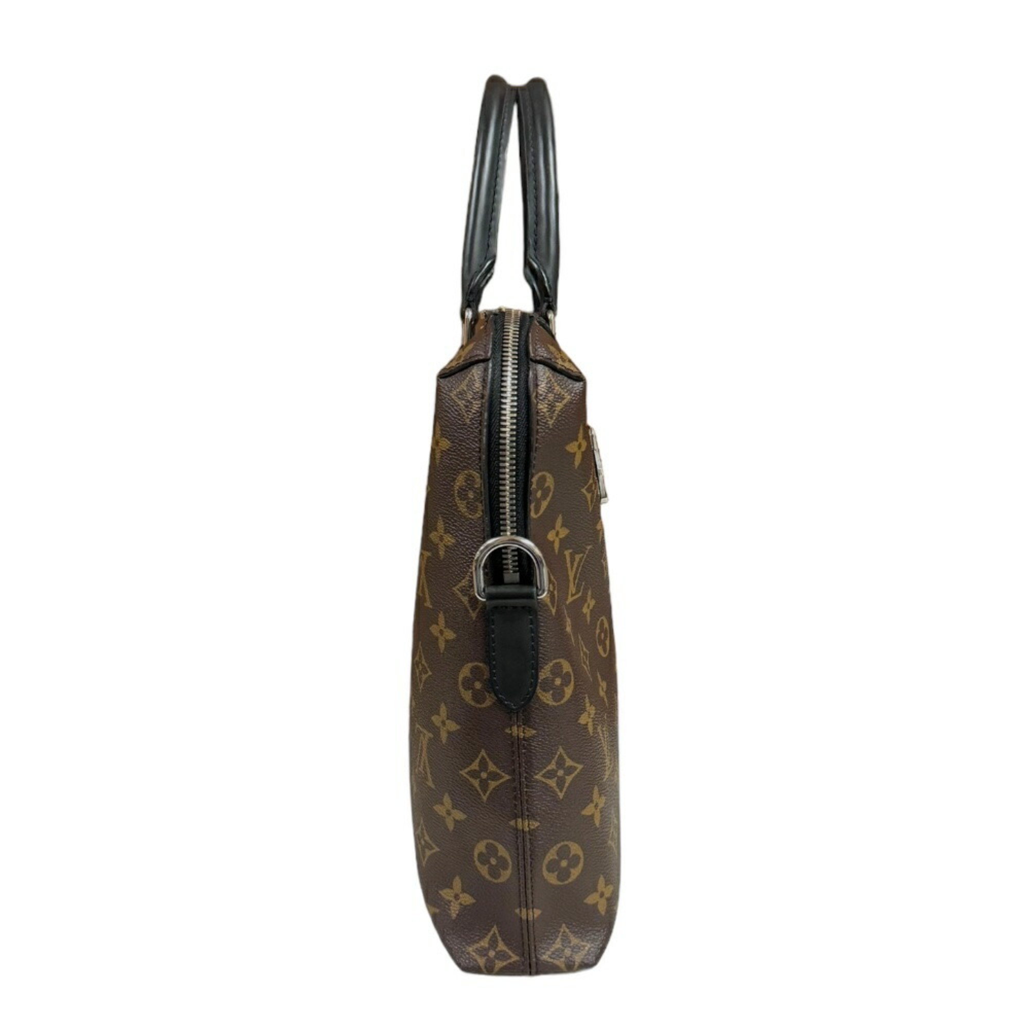 Louis Vuitton Porte Document Jour Monogram Macassar Shoulder Bag M54019 Brown Men's LOUIS VUITTON 2way