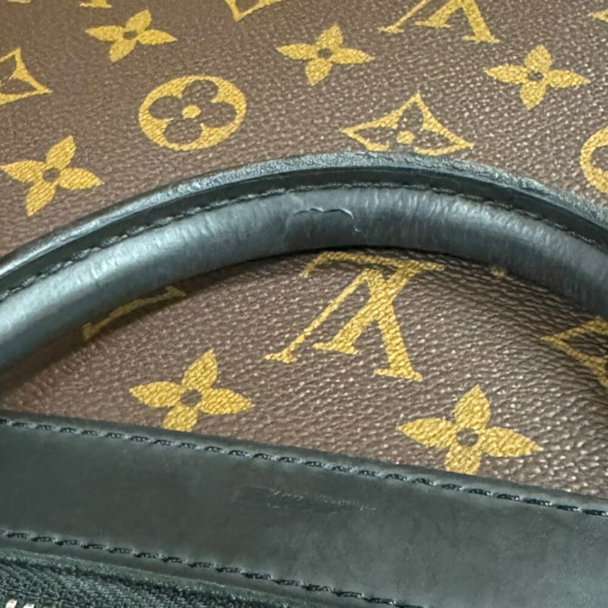 Louis Vuitton Porte Document Jour Monogram Macassar Shoulder Bag M54019 Brown Men's LOUIS VUITTON 2way