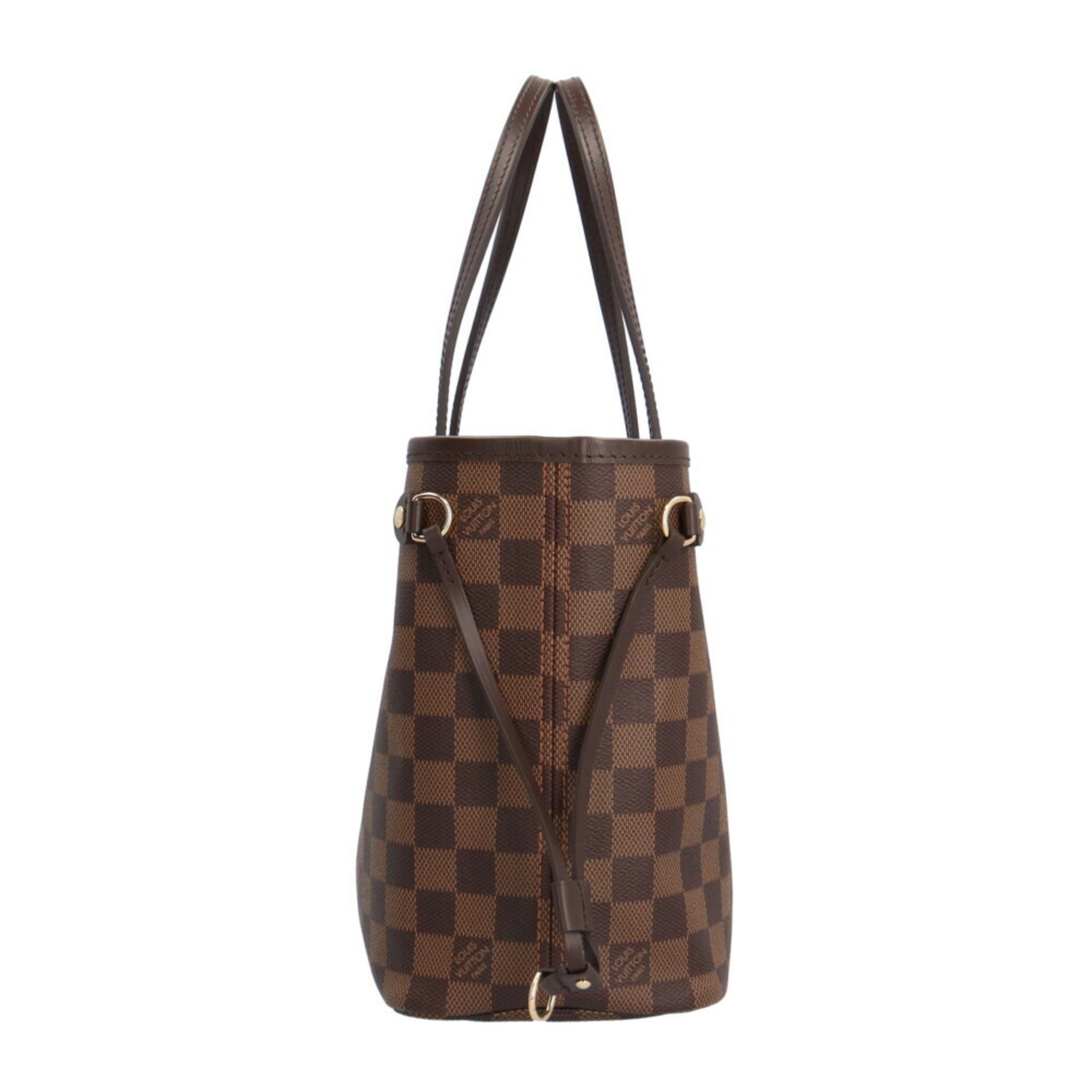 Louis Vuitton Neverfull PM Damier Tote Bag Canvas N51109 Brown Women's LOUIS VUITTON