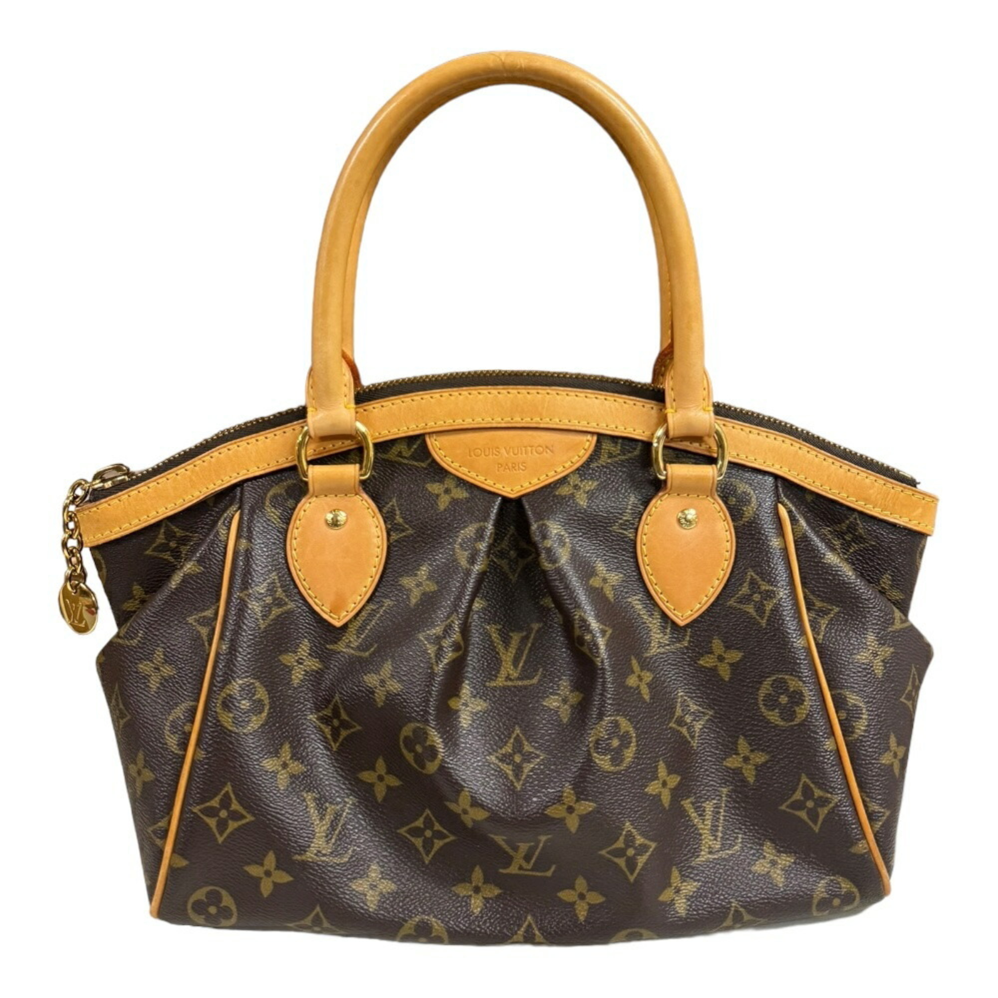 Louis Vuitton Tivoli PM Monogram Handbag Canvas M40143 Brown Women's LOUIS VUITTON