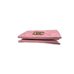 CHANEL Matelasse Bi-fold Wallet Caviar Skin Women's