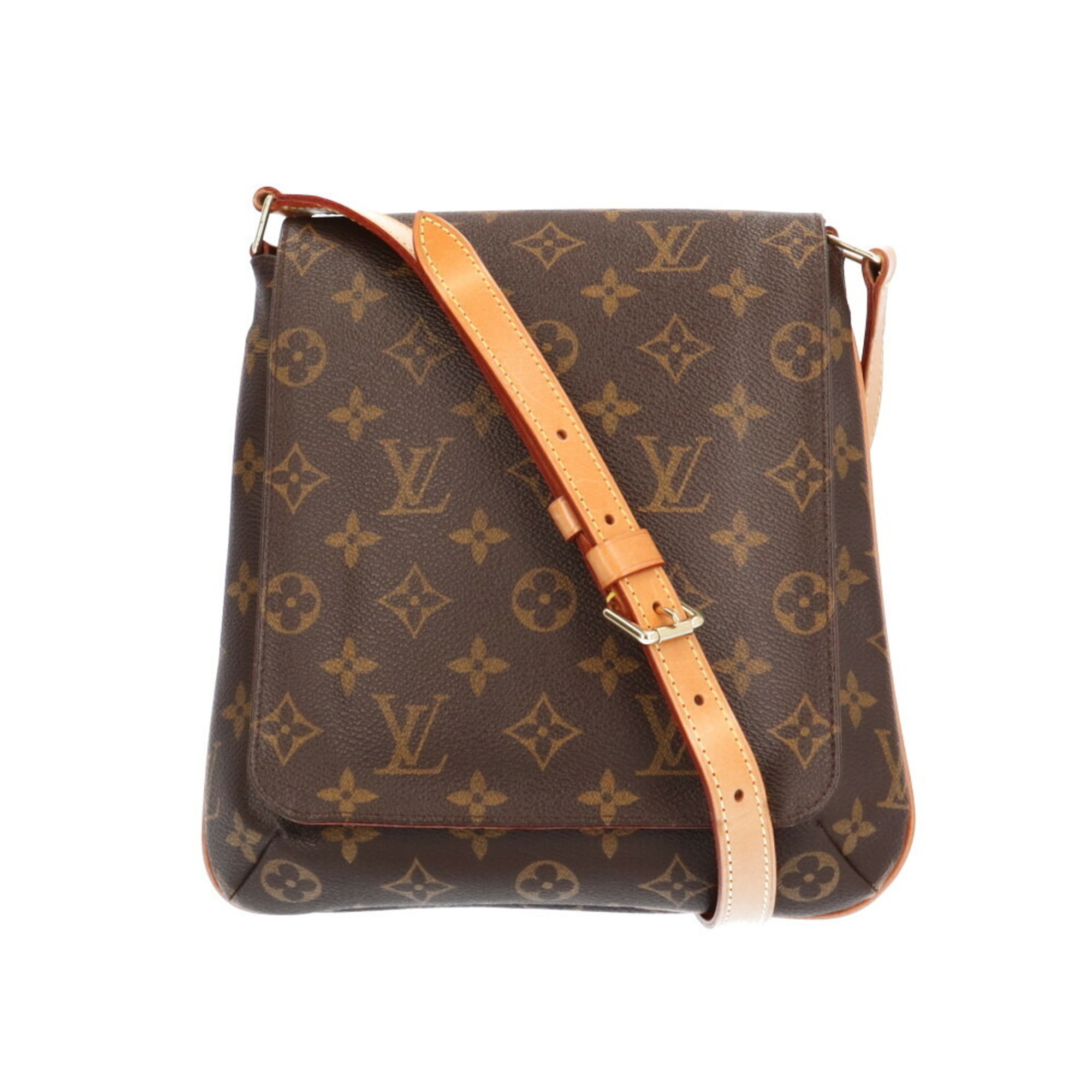 Louis Vuitton Musette Salsa Monogram Shoulder Bag Canvas M51258 Brown Women's LOUIS VUITTON