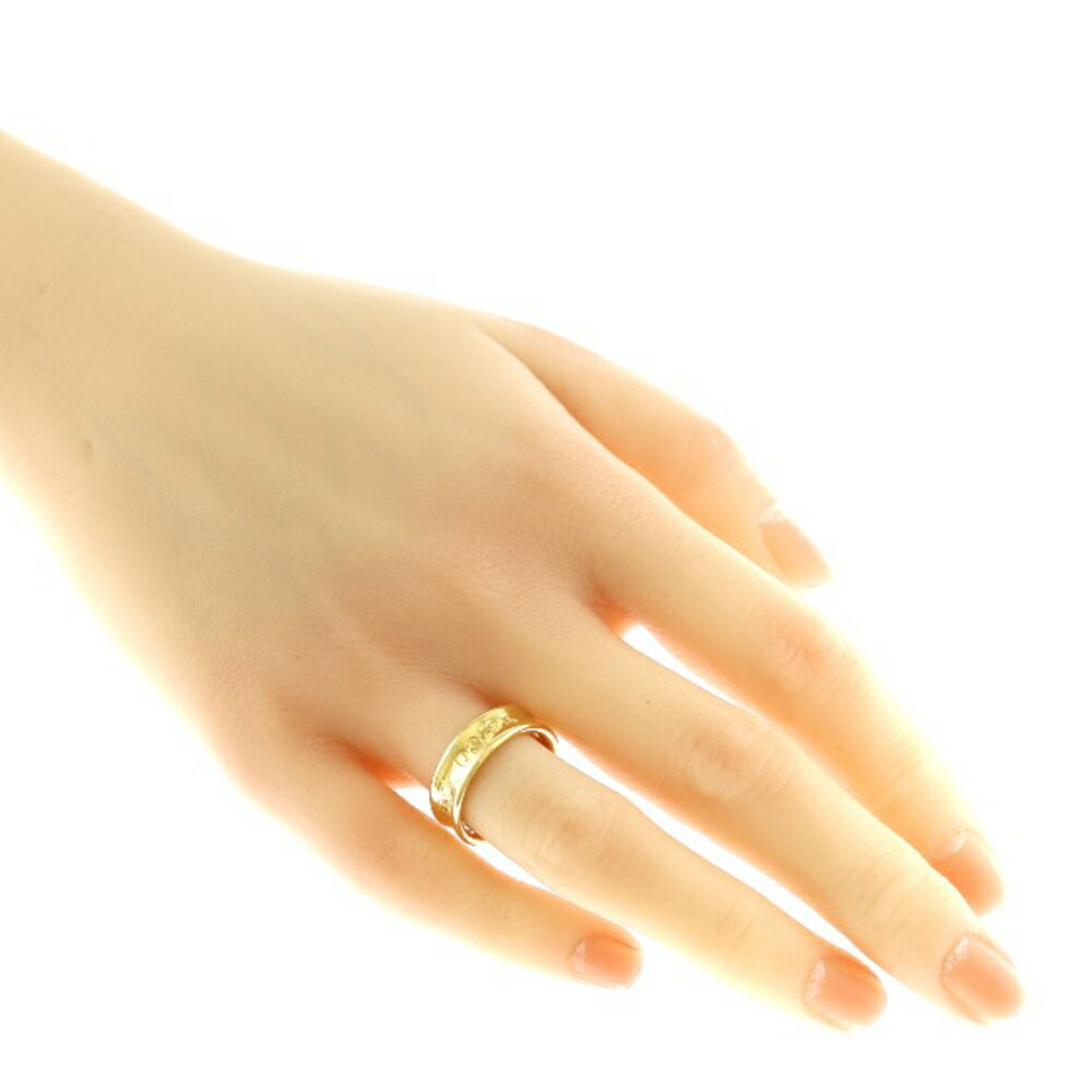 Tiffany 1837 Narrow Ring, Tiffany, size 13, 18k gold, women's, TIFFANY&Co.