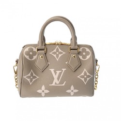 LOUIS VUITTON Louis Vuitton Monogram Empreinte Speedy Bandouliere 20 Tourtrell Creme M46575 Women's Leather Handbag