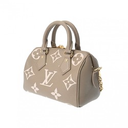 LOUIS VUITTON Louis Vuitton Monogram Empreinte Speedy Bandouliere 20 Tourtrell Creme M46575 Women's Leather Handbag