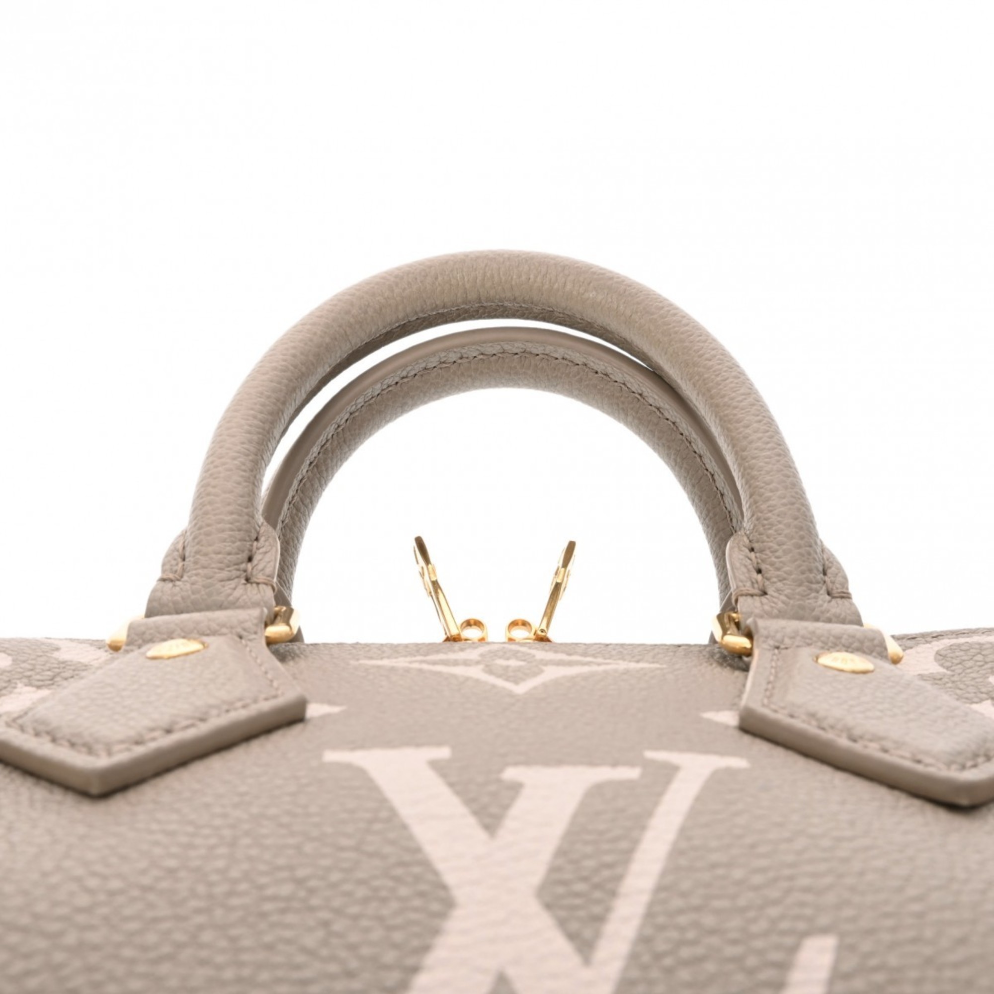 LOUIS VUITTON Louis Vuitton Monogram Empreinte Speedy Bandouliere 20 Tourtrell Creme M46575 Women's Leather Handbag