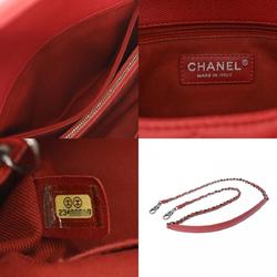 CHANEL Chanel Matelasse 29 Red A92991 Women's Caviar Skin Handbag