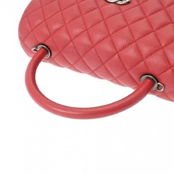 CHANEL Chanel Matelasse 29 Red A92991 Women's Caviar Skin Handbag