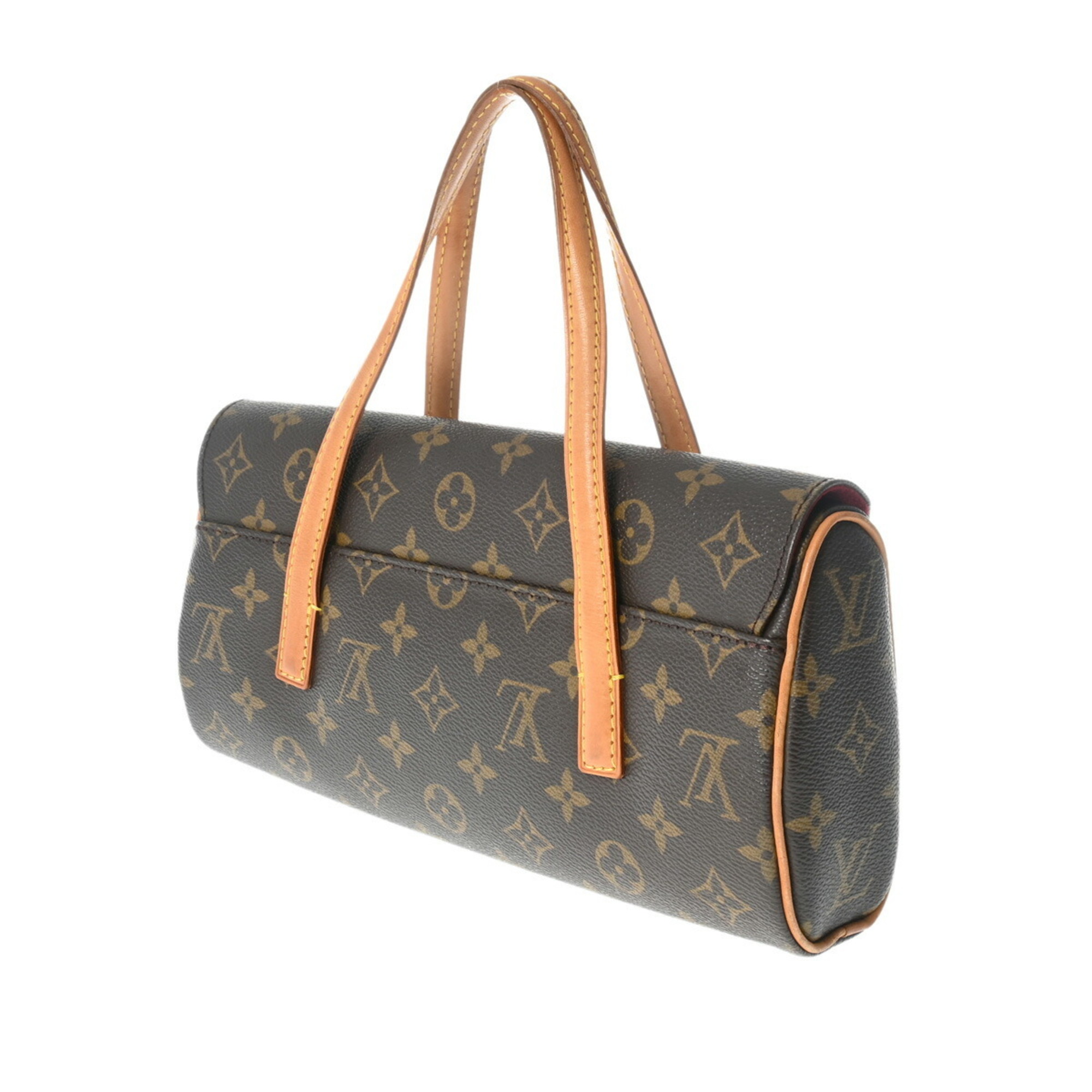 LOUIS VUITTON Louis Vuitton Monogram Sonatine Brown M51902 Women's Canvas Handbag