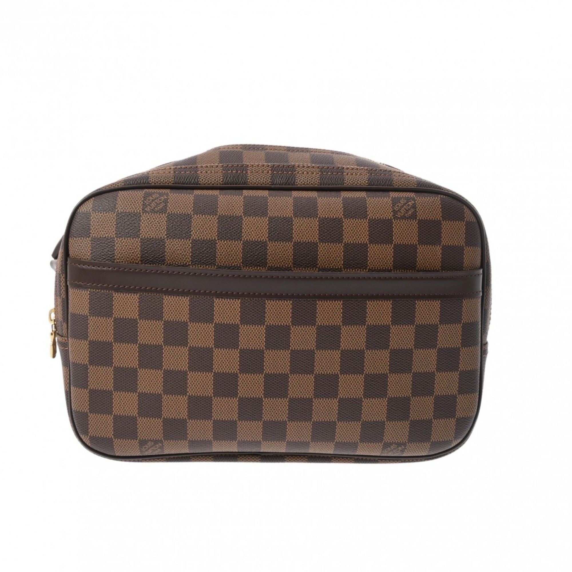 LOUIS VUITTON Damier Reporter PM SP Order Brown N45253 Unisex Canvas Shoulder Bag