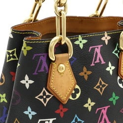 LOUIS VUITTON Louis Vuitton Monogram Multicolor Audra Handbag Noir Black M40048