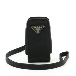 PRADA TESSUTO SPORT Multi-Pouch IQOS Case Mobile Phone Nylon NERO Black with Neck Strap MV522