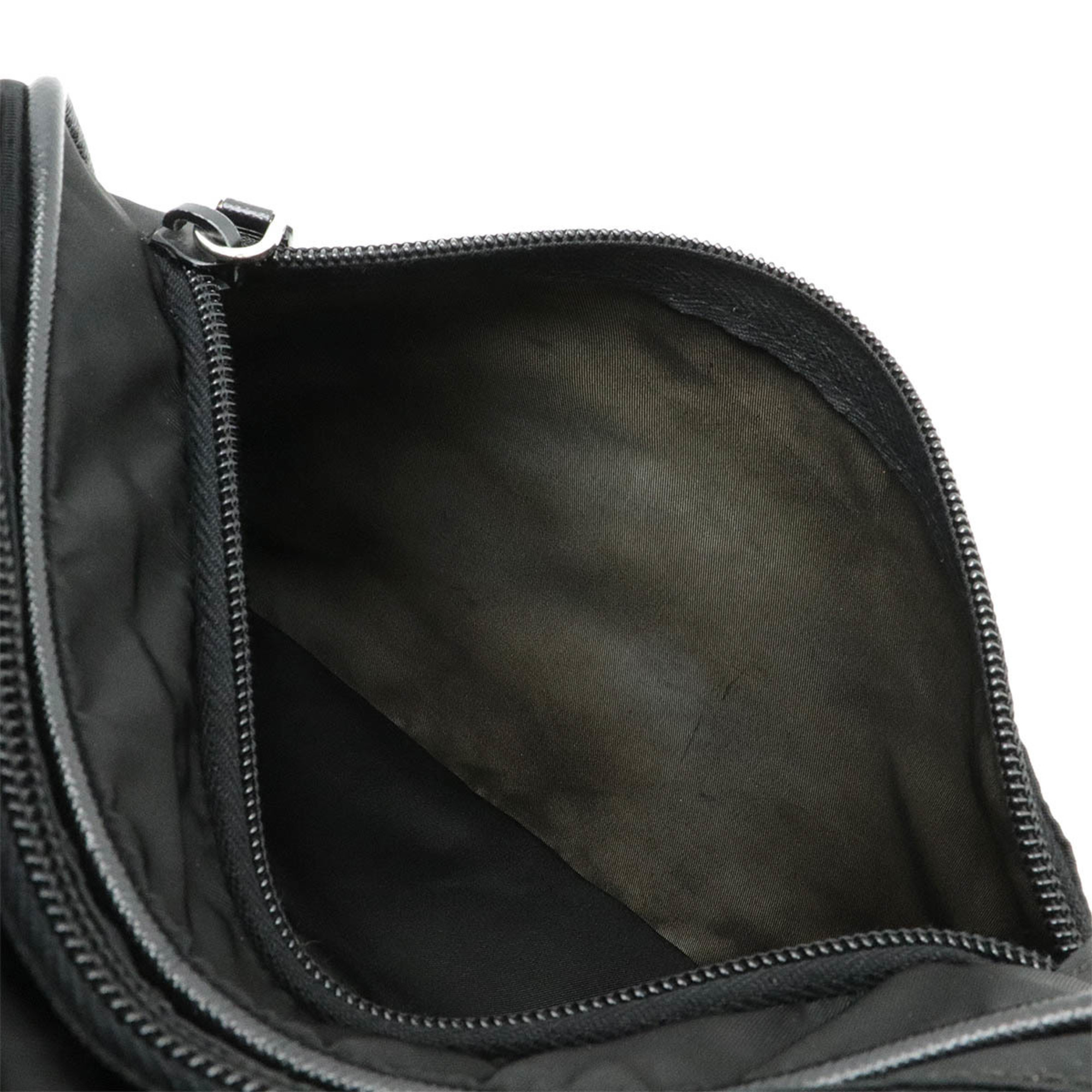 PRADA Prada Shoulder Bag Nylon Leather NERO Black