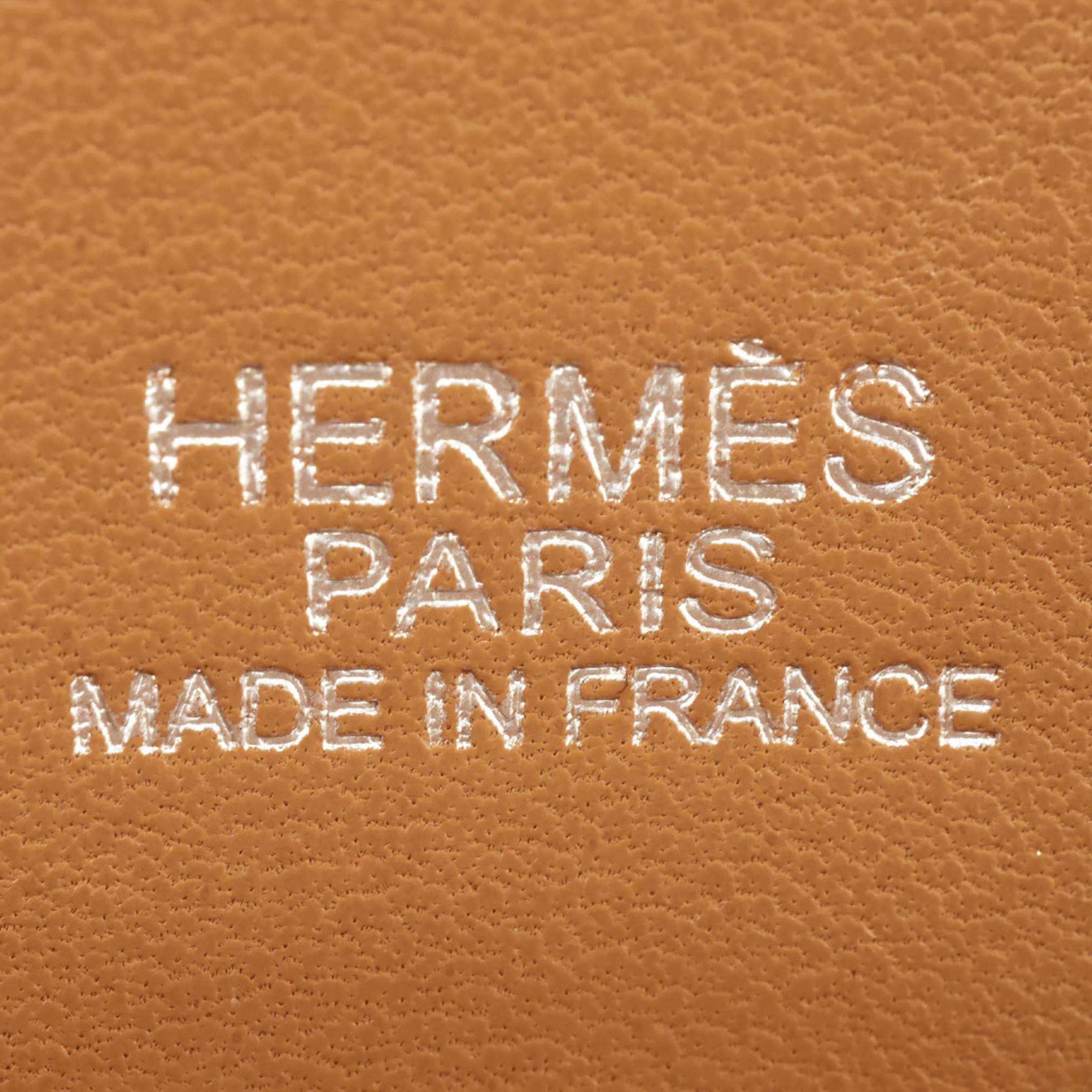 Hermes Bolide 31 handbag Togo □J (2006) engraved gold