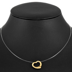 Tiffany & Co. Heart Pendant Top K18YG Elsa Peretti Women's