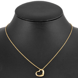 Tiffany & Co. Heart Necklace K18YG Elsa Peretti Women's