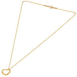 Tiffany & Co. Heart Necklace K18YG Elsa Peretti Women's