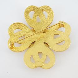 Chanel Brooch Coco Mark GP Plated Gold 97P Women's