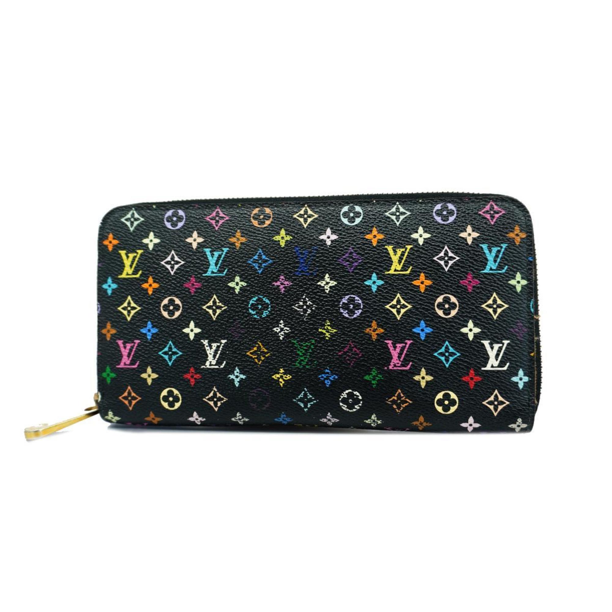 Louis Vuitton Long Wallet Monogram Multicolor Zippy M60243 Grunard Ladies