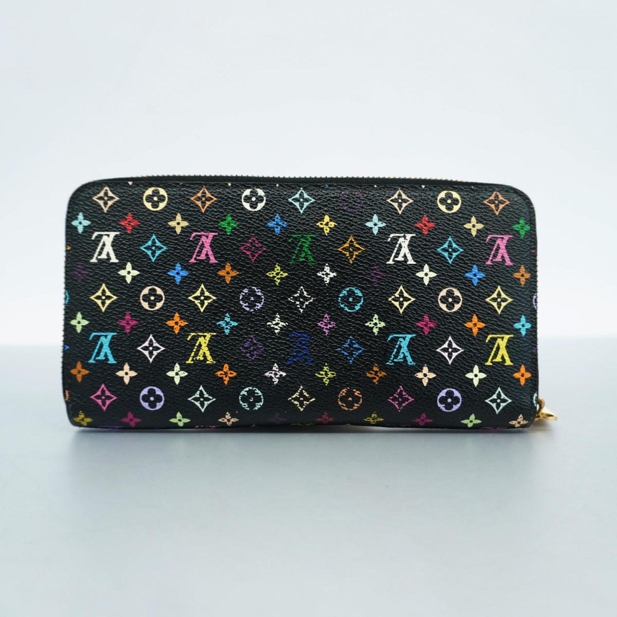 Louis Vuitton Long Wallet Monogram Multicolor Zippy M60243 Grunard Ladies