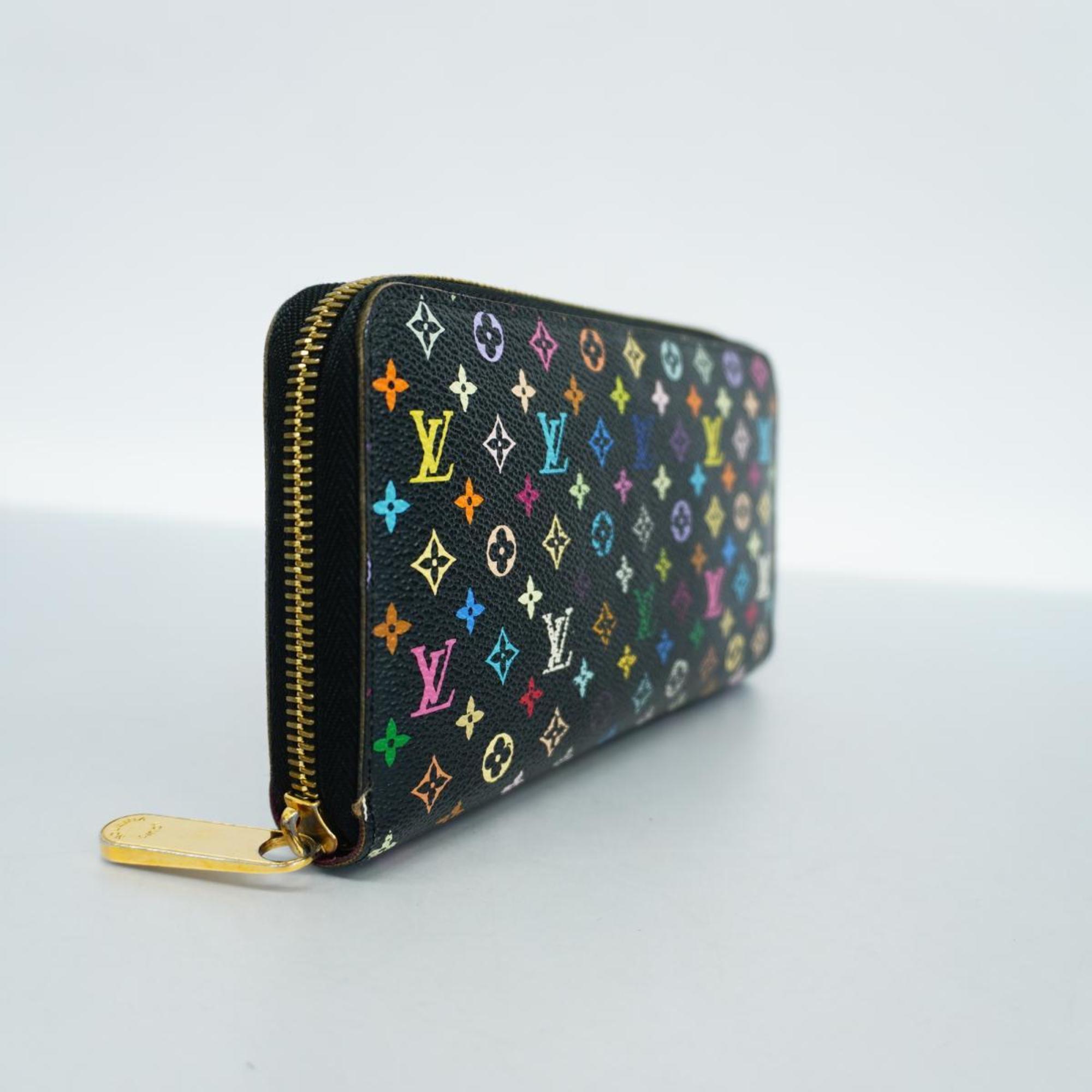 Louis Vuitton Long Wallet Monogram Multicolor Zippy M60243 Grunard Ladies