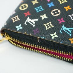 Louis Vuitton Long Wallet Monogram Multicolor Zippy M60243 Grunard Ladies