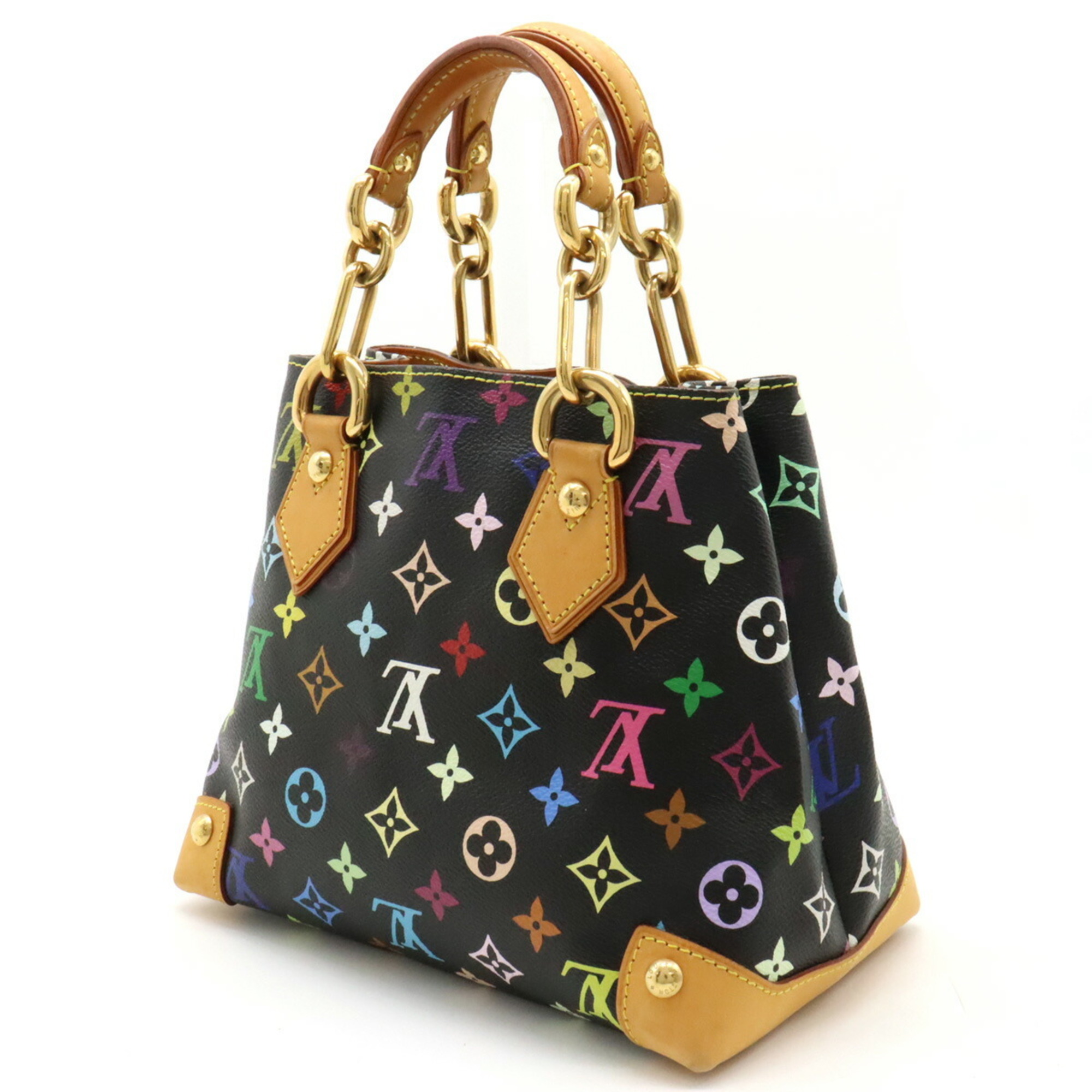 LOUIS VUITTON Louis Vuitton Monogram Multicolor Audra Handbag Noir Black M40048