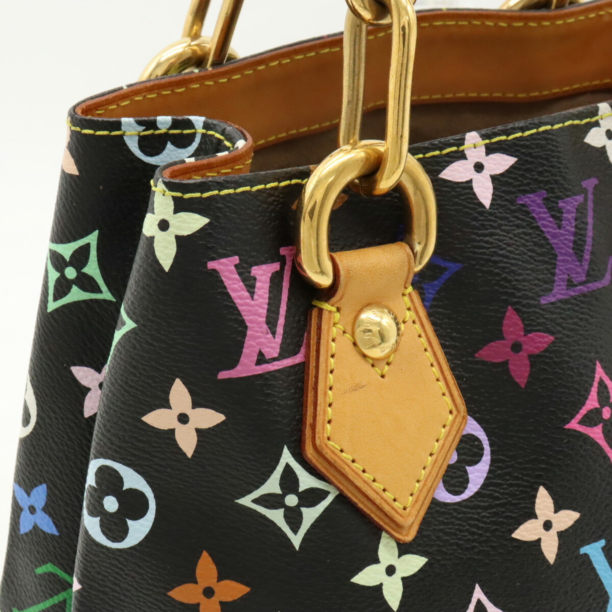 LOUIS VUITTON Louis Vuitton Monogram Multicolor Audra Handbag Noir Black M40048