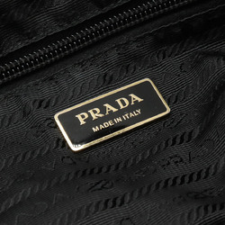 PRADA TESSUTO BOW Gathered Handbag Tote Shoulder Bag Nylon NERO Black Purchased at an overseas duty-free store BN1778