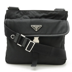 PRADA Prada Shoulder Bag Nylon Leather NERO Black 2VH119