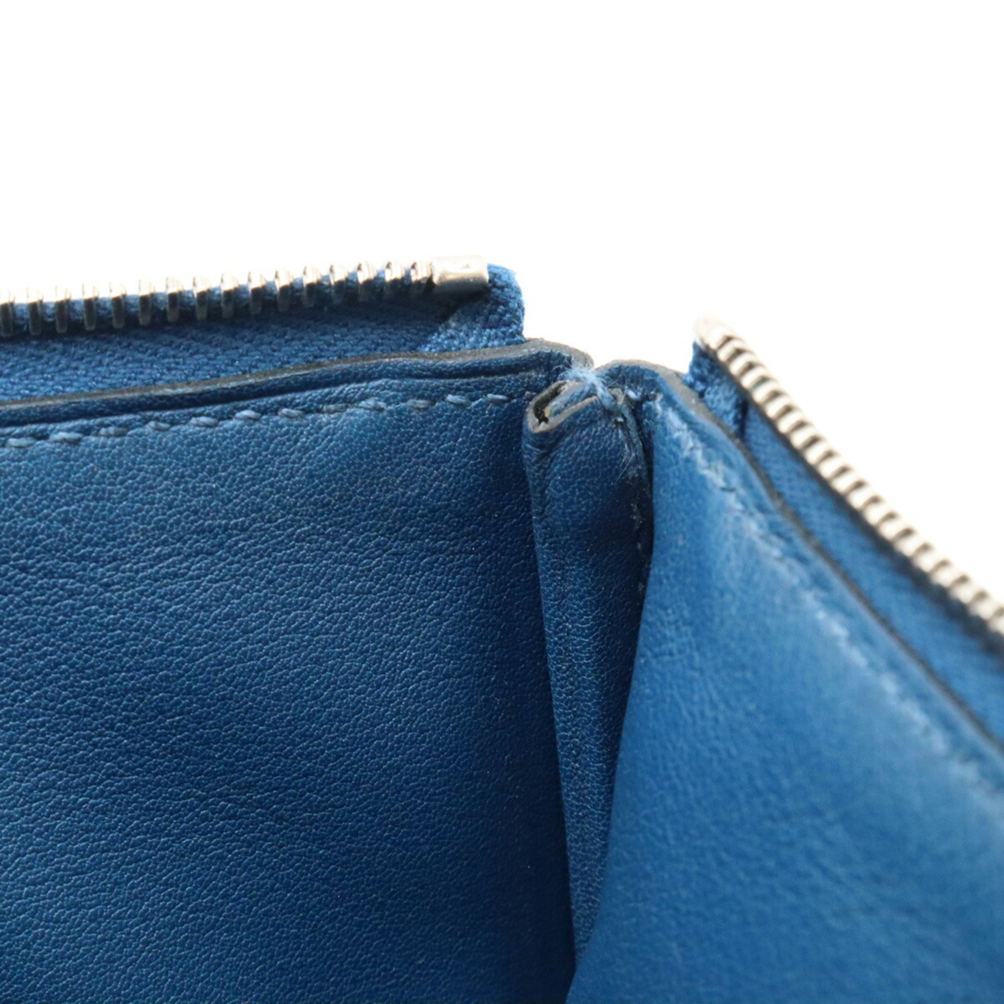 HERMES Hermes Carre Pocket Multi-Pouch Brides de Gala en Disorder Swift Leather Deep Blue Z Stamp