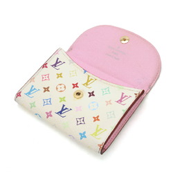 LOUIS VUITTON Louis Vuitton Monogram Multicolor Envelope Carte de Visite Card Case Bron Rich Pink M66560