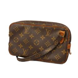 Louis Vuitton Shoulder Bag Monogram Pochette Marly Bandouliere M51828 Brown Women's