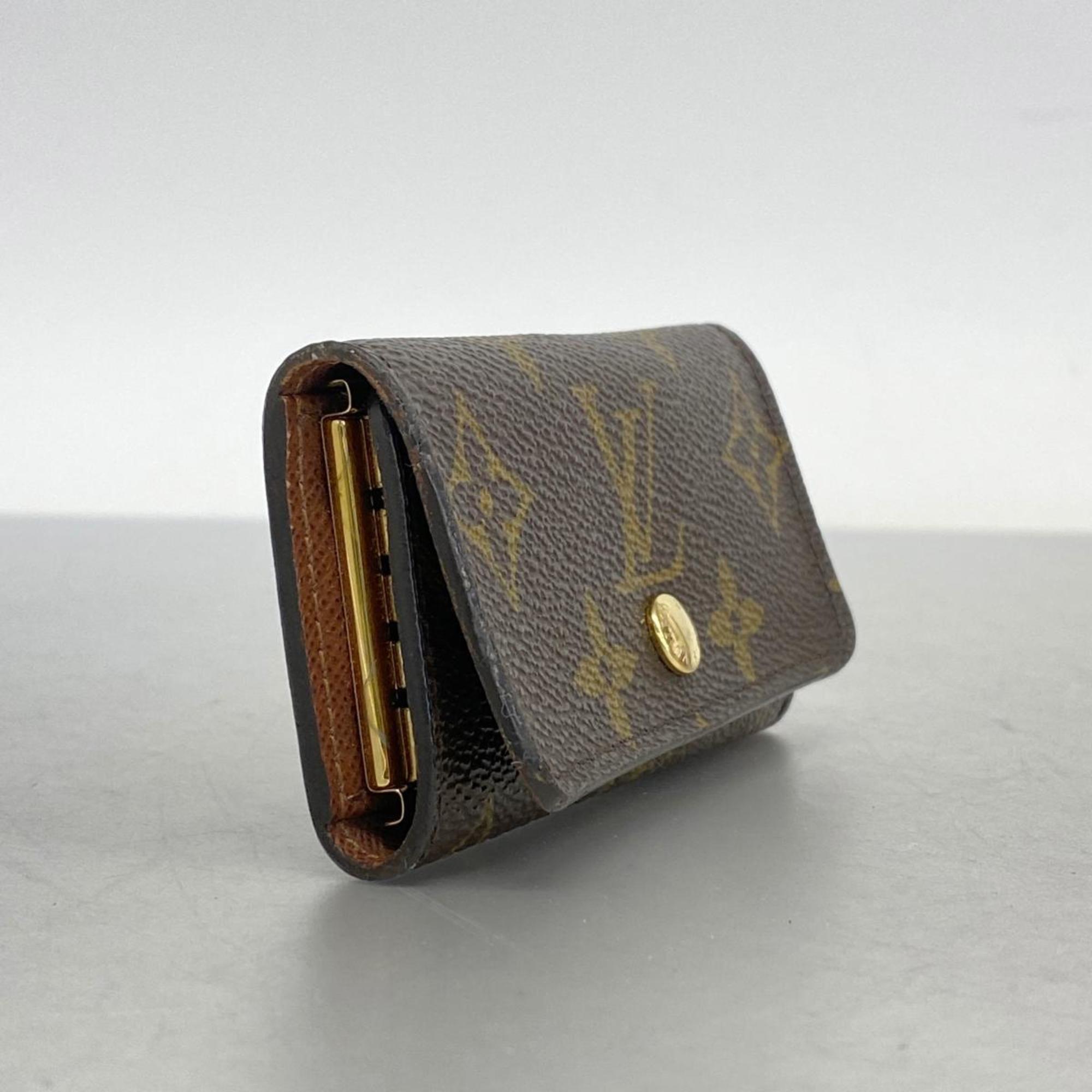 Louis Vuitton Key Case Monogram Multicle 4 M62631 Brown Men's Women's