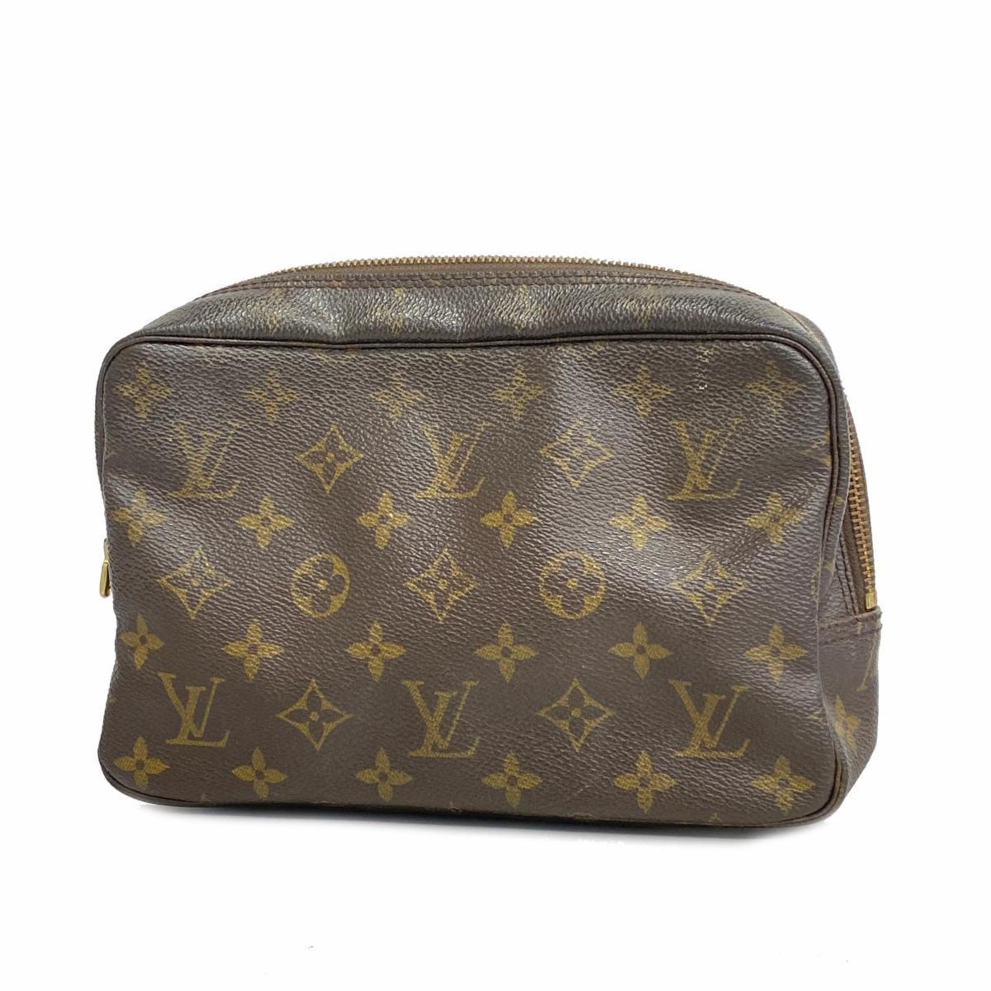 Louis Vuitton Pouch Monogram True Toilet 23 M47524 Brown Ladies