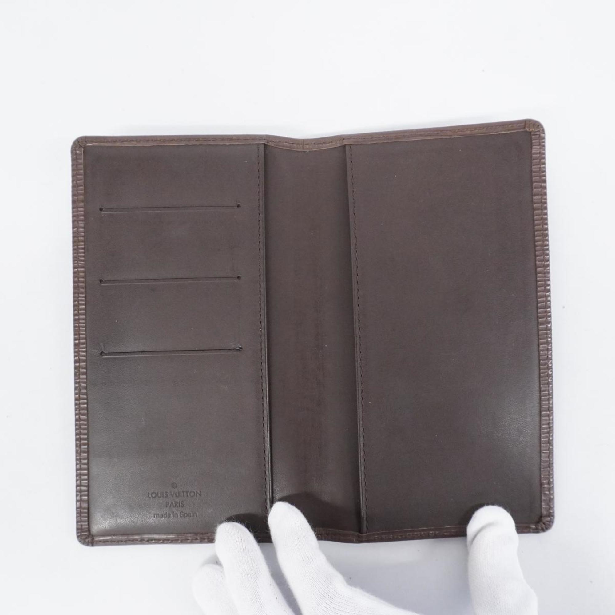 Louis Vuitton Notebook Cover Epi Agenda Poche R2052D Mocha Men's Women's