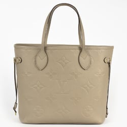 Louis Vuitton Neverfull MM Tote Bag Monogram Empreinte M45686 Tourterelle RFID (IC chip) built-in