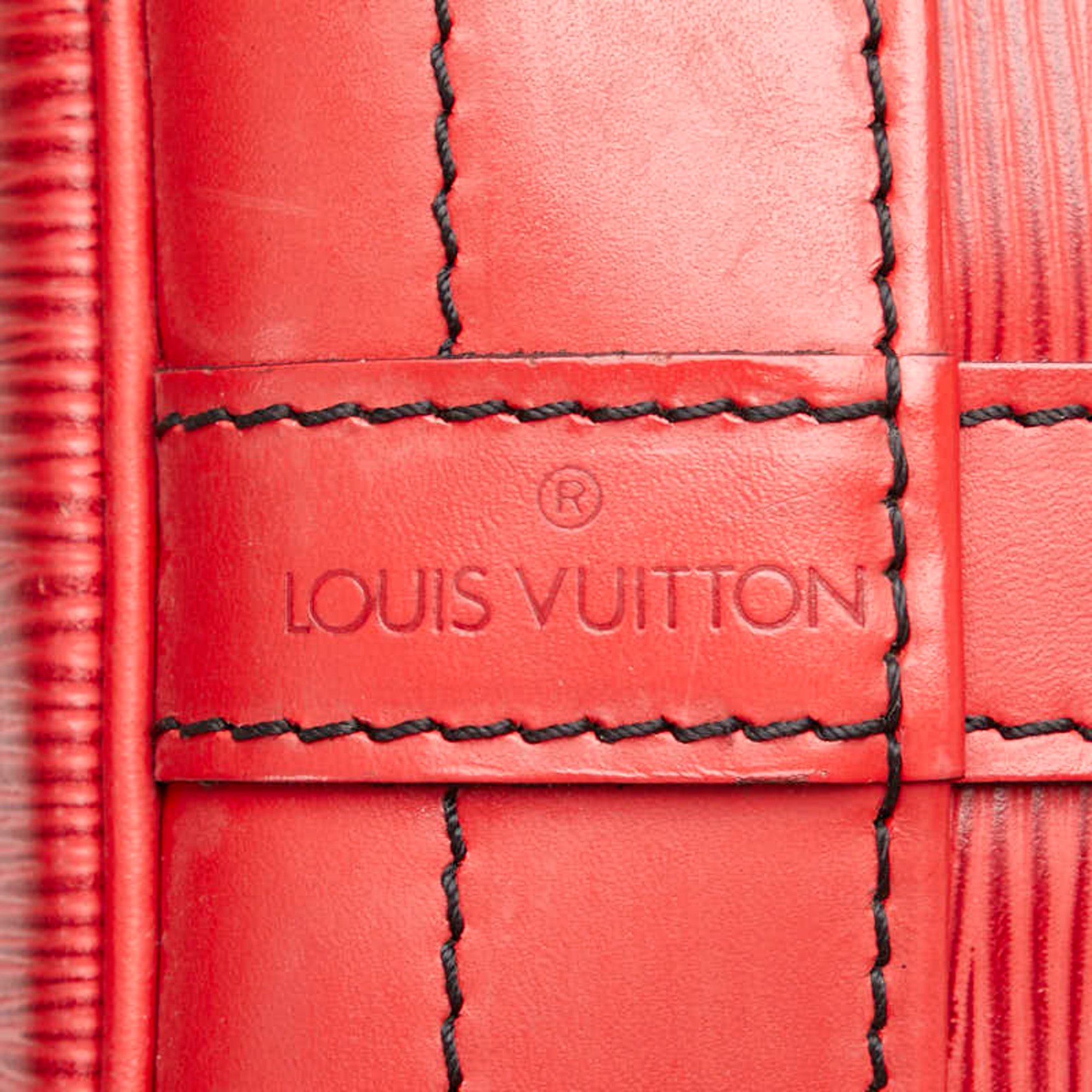 Louis Vuitton Epi Noe Shoulder Bag M44007 Castilian Red Leather Women's LOUIS VUITTON