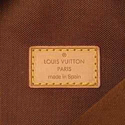 Louis Vuitton Monogram Pochette Ganju Body Bag Waist M51870 Brown PVC Leather Men's LOUIS VUITTON