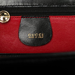 Gucci Bamboo Handbag 000 926 0633 Black Leather Women's GUCCI