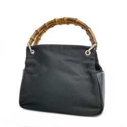 Gucci Handbag Bamboo 000 3444 0575 Nylon Black Women's