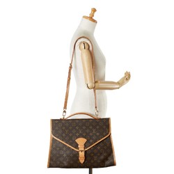 Louis Vuitton Monogram Beverly PM Handbag Shoulder Bag M51121 Brown PVC Leather Women's LOUIS VUITTON