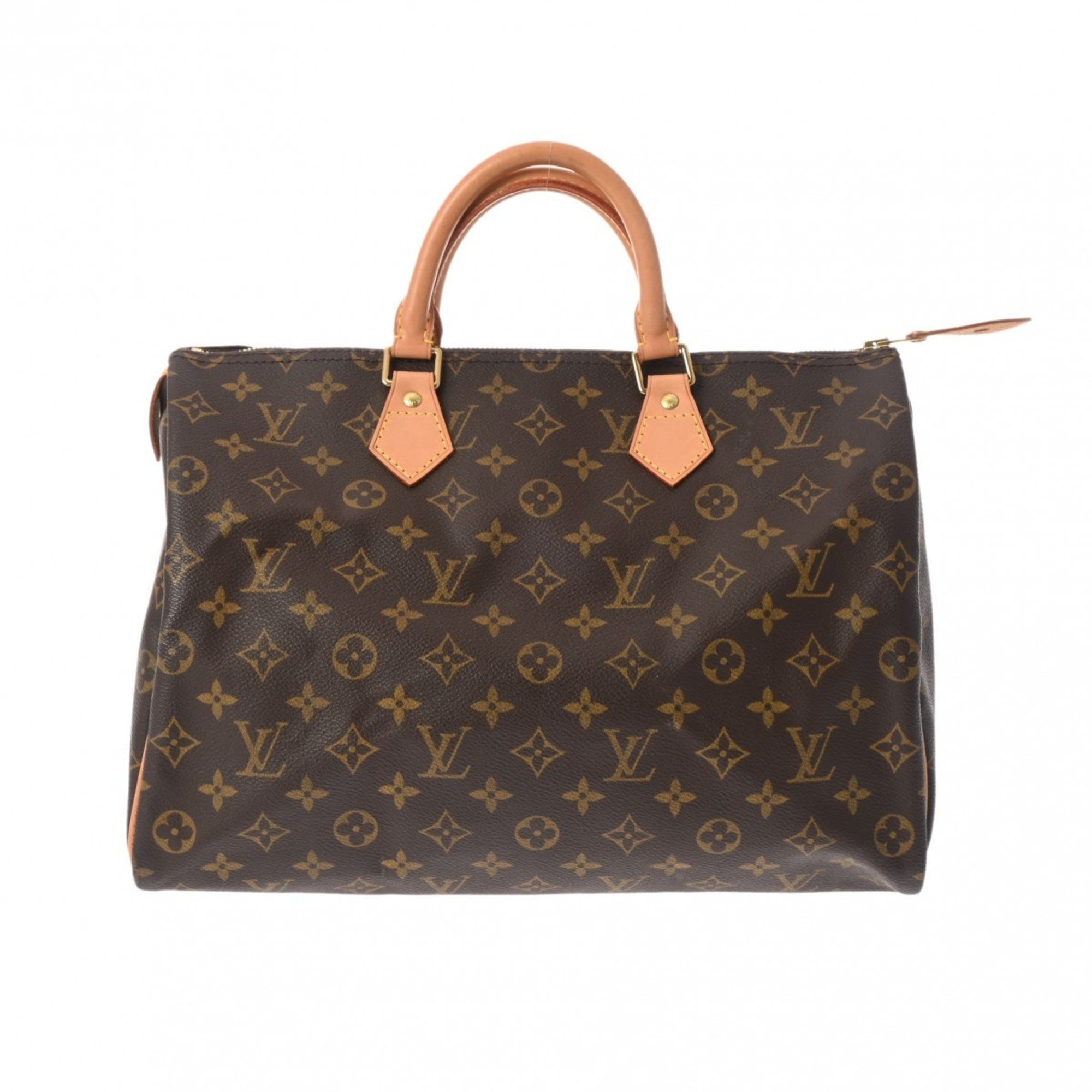 LOUIS VUITTON Louis Vuitton Monogram Speedy 35 Brown M41524 Women's Canvas Handbag