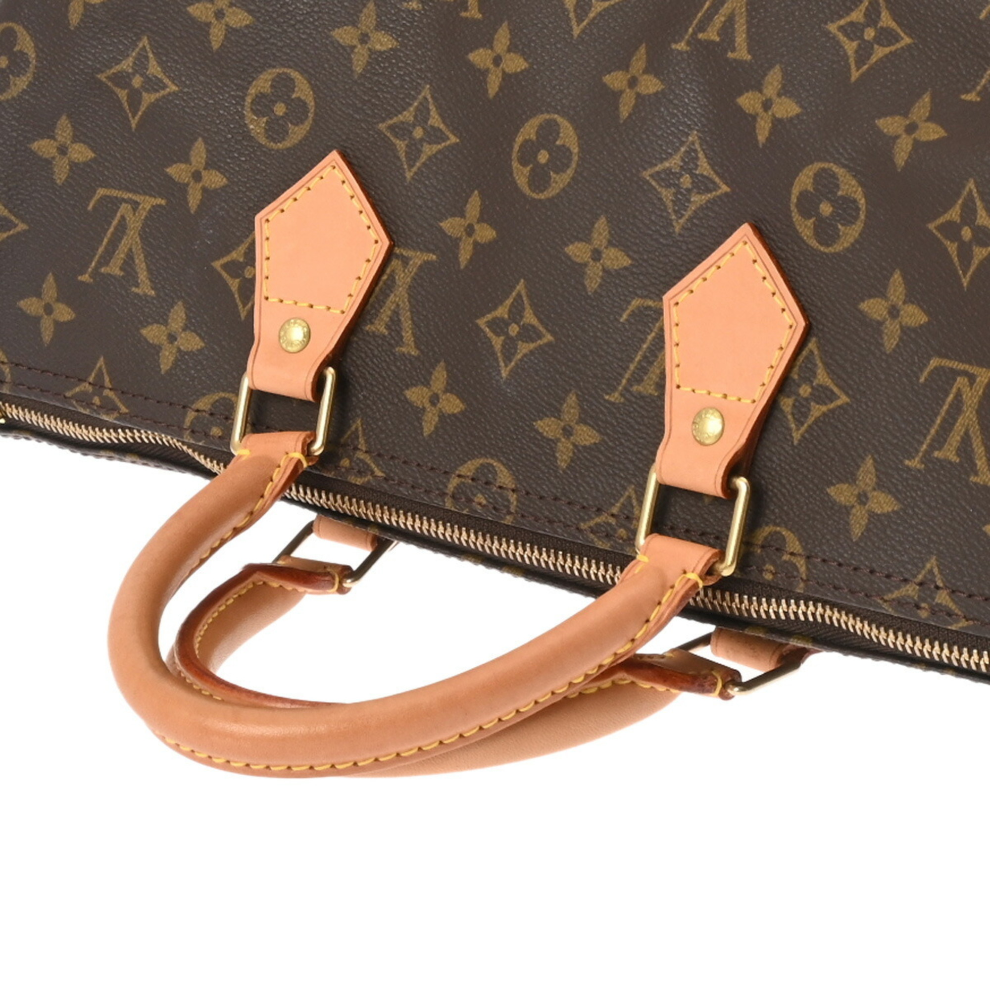 LOUIS VUITTON Louis Vuitton Monogram Speedy 35 Brown M41524 Women's Canvas Handbag