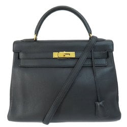 Hermes Kelly 32 Inner Stitching Handbag Taurillon Women's HERMES