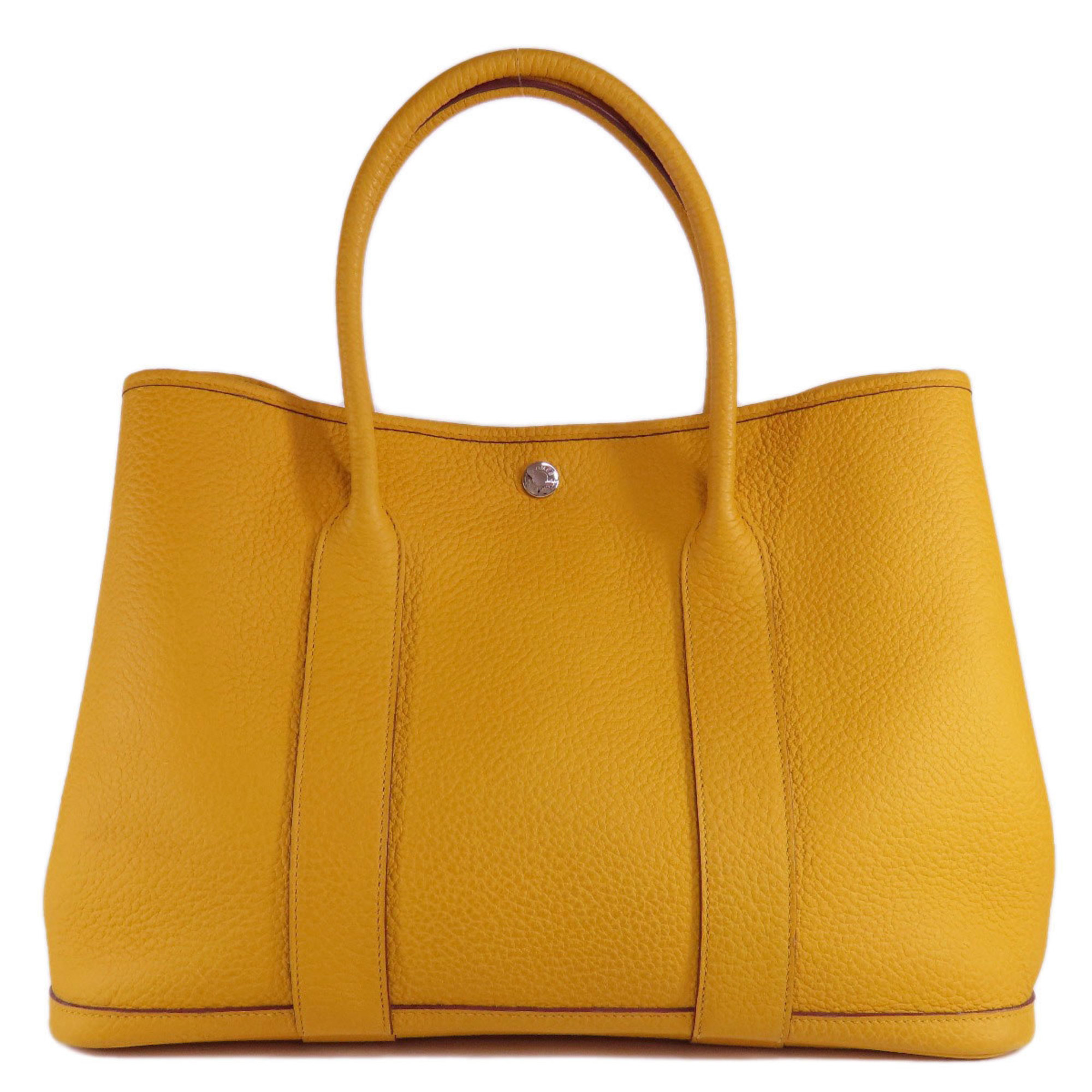 Hermes Garden PM Jaune Ambre Tote Bag Country Women's HERMES