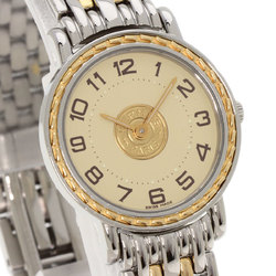 Hermes SE4.220 Serie Watch Stainless Steel SSxGP Ladies HERMES