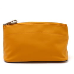 HERMES Hermes Touboyu MM Pouch Multi-Pouch Leather Swift Orange C Stamp